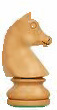 Color photo of the Knight chess piece (Staunton pattern)