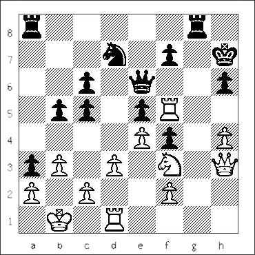 chess diagram of position leading to a Dovetail Mate