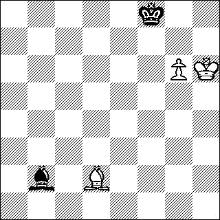 b&w chess diagram of chess endgame