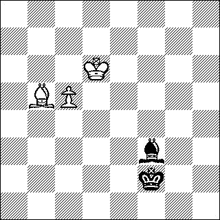 b&w chess diagram of chess endgame