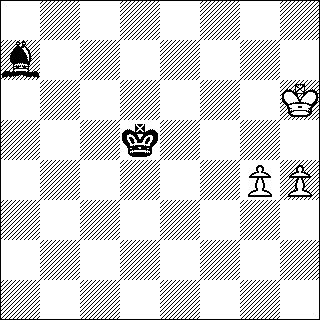 b&w chess diagram of chess endgame