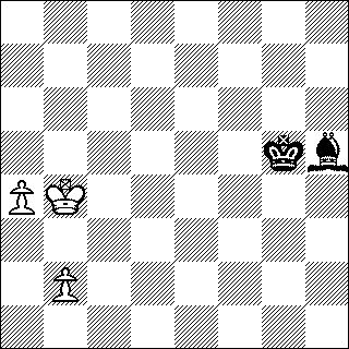 b&w chess diagram of chess endgame