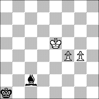 b&w chess diagram of chess endgame