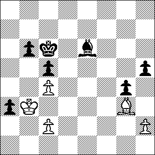 b&w chess diagram of chess endgame