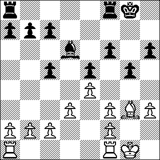 b&w chess diagram of chess endgame