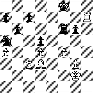 b&w chess diagram of chess endgame