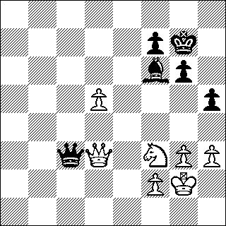 b&w chess diagram of chess endgame