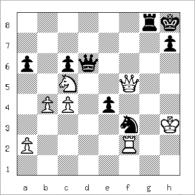 chess diagram of position leading to a Hook Mate