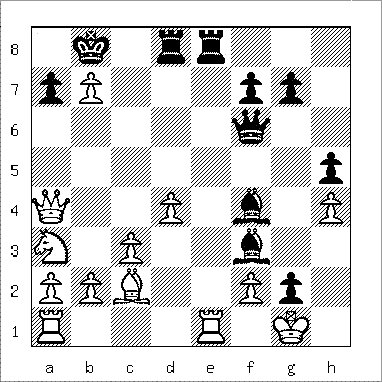 chess diagram of position leading to Anderssen's Mate