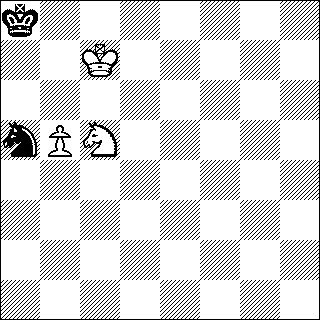 b&w chess diagram of Queen vs two Rooks endgame