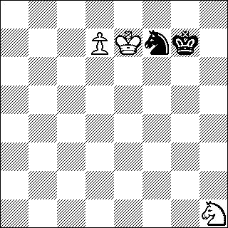 b&w chess diagram of Queen vs two Rooks endgame