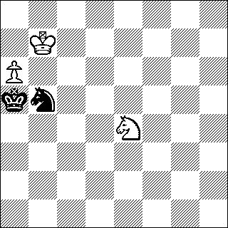 b&w chess diagram of Queen vs two Rooks endgame