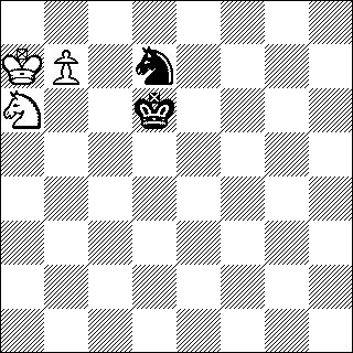 b&w chess diagram of Queen vs two Rooks endgame