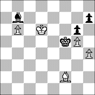 b&w chess diagram of chess endgame