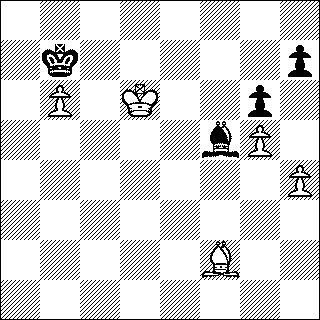 b&w chess diagram of chess endgame