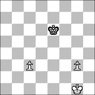 b&w chess diagram of chess endgame