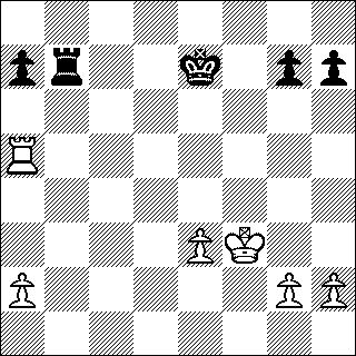 b&w chess diagram of chess endgame