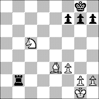 b&w chess diagram of chess endgame