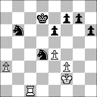 b&w chess diagram of chess endgame