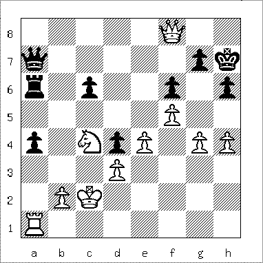 chess diagram of position leading to a Dovetail Mate