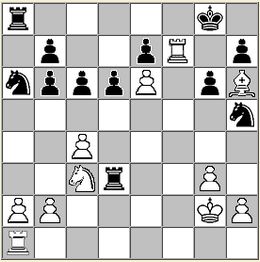 diagram of Loveland-Searles after 19. Rf7 ... on https://serverchess.com/fight.htm