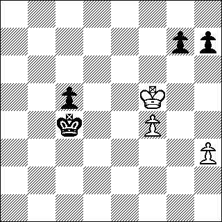 b&w chess diagram of chess endgame